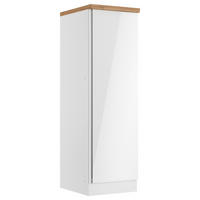 APOTHEKERSCHRANK 50/166/60 cm  in Weiß, Eiche Wotan, Weiß Hochglanz  - Weiß Hochglanz/Eiche Wotan, LIFESTYLE, Holzwerkstoff (50/166/60cm) - Held