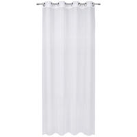 ZÁVES S OČKAMI, priehľadné, 140/245 cm - biela, Konventionell, textil (140/245cm) - Esposa