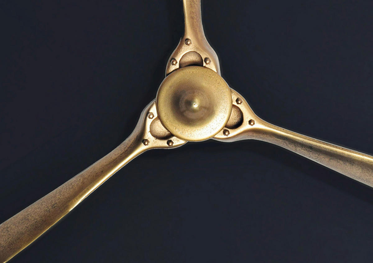 WANDDEKO  - Goldfarben, Design, Metall (85/85/10cm) - Livetastic