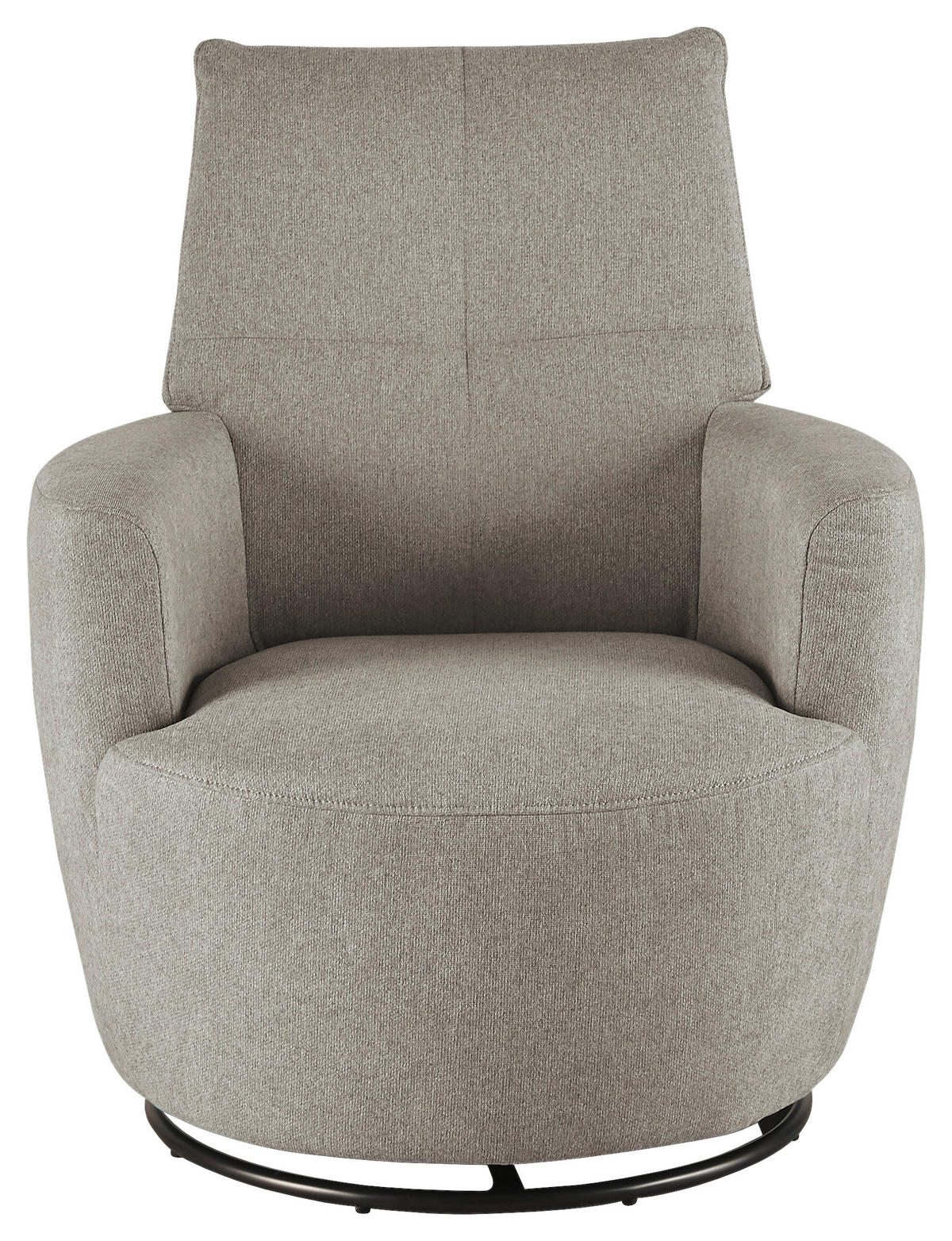 SESSEL Webstoff Grau    - Schwarz/Grau, Design, Textil/Metall (80/96/88cm) - SetOne by Musterring