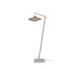 GOLVLAMPA GOOD&MOJO  63/40/150 cm    - vit, Trend, naturmaterial (63/40/150cm) - Good & Mojo
