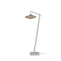 GOLVLAMPA GOOD&MOJO  63/40/150 cm    - vit, Trend, naturmaterial (63/40/150cm) - Good & Mojo