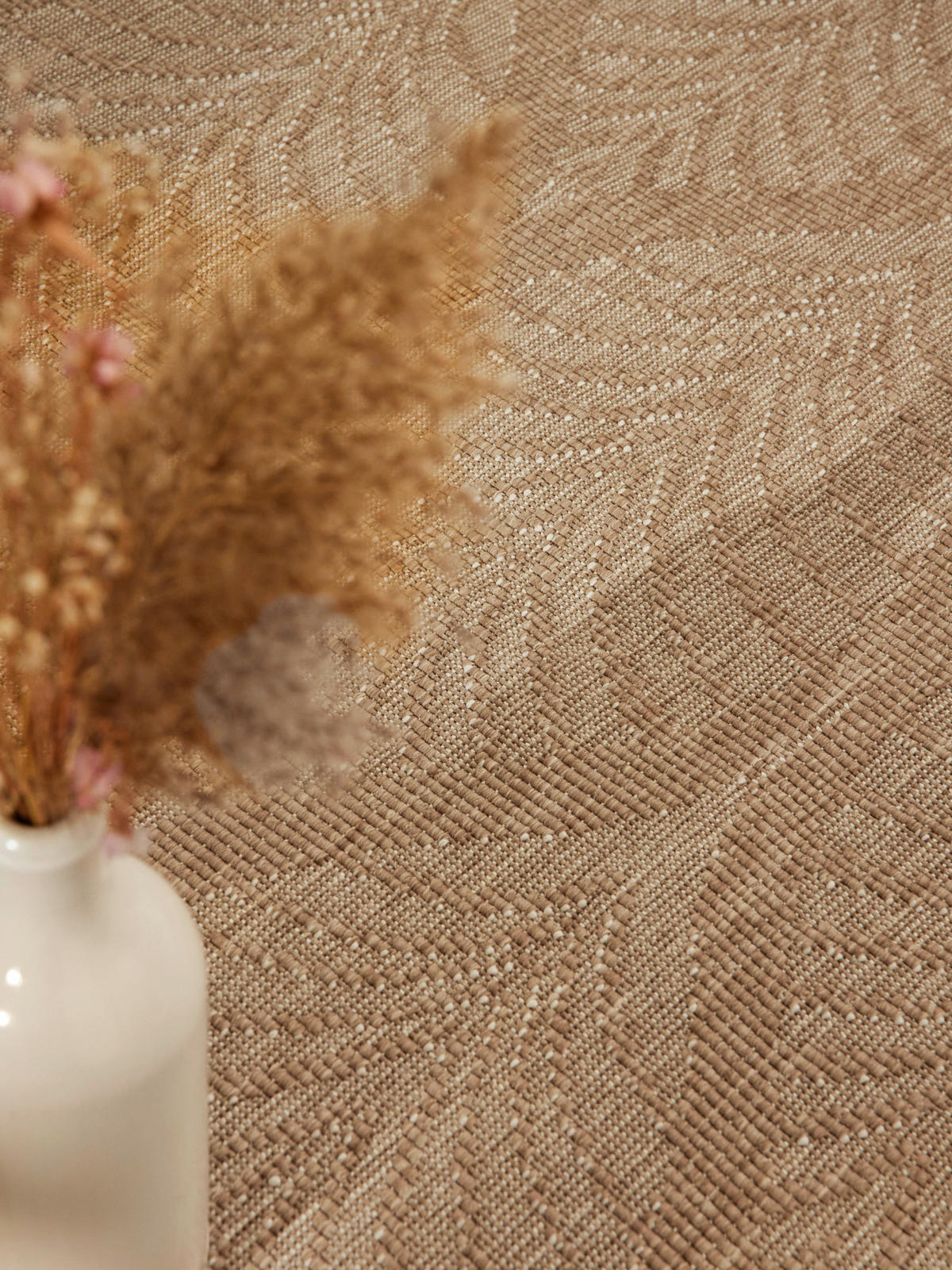 LÄUFER 80/250 cm Duet  - Sandfarben/Weiß, Design, Kunststoff (80/250cm) - Hanse Home