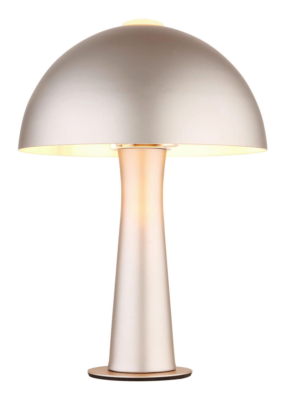 TISCHLEUCHTE Julia 20/28,5 cm  - Schwarz/Cappuccino, Design, Kunststoff/Metall (20/28,5cm) - Globo