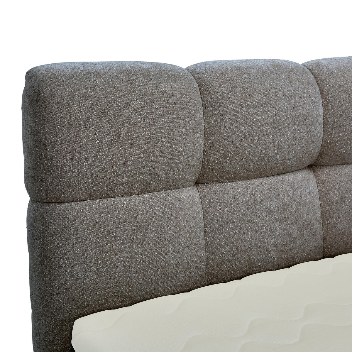 BOXBETT 180/200 cm  in Grau  - Schwarz/Grau, Design, Holz/Kunststoff (180/200cm) - Moderano