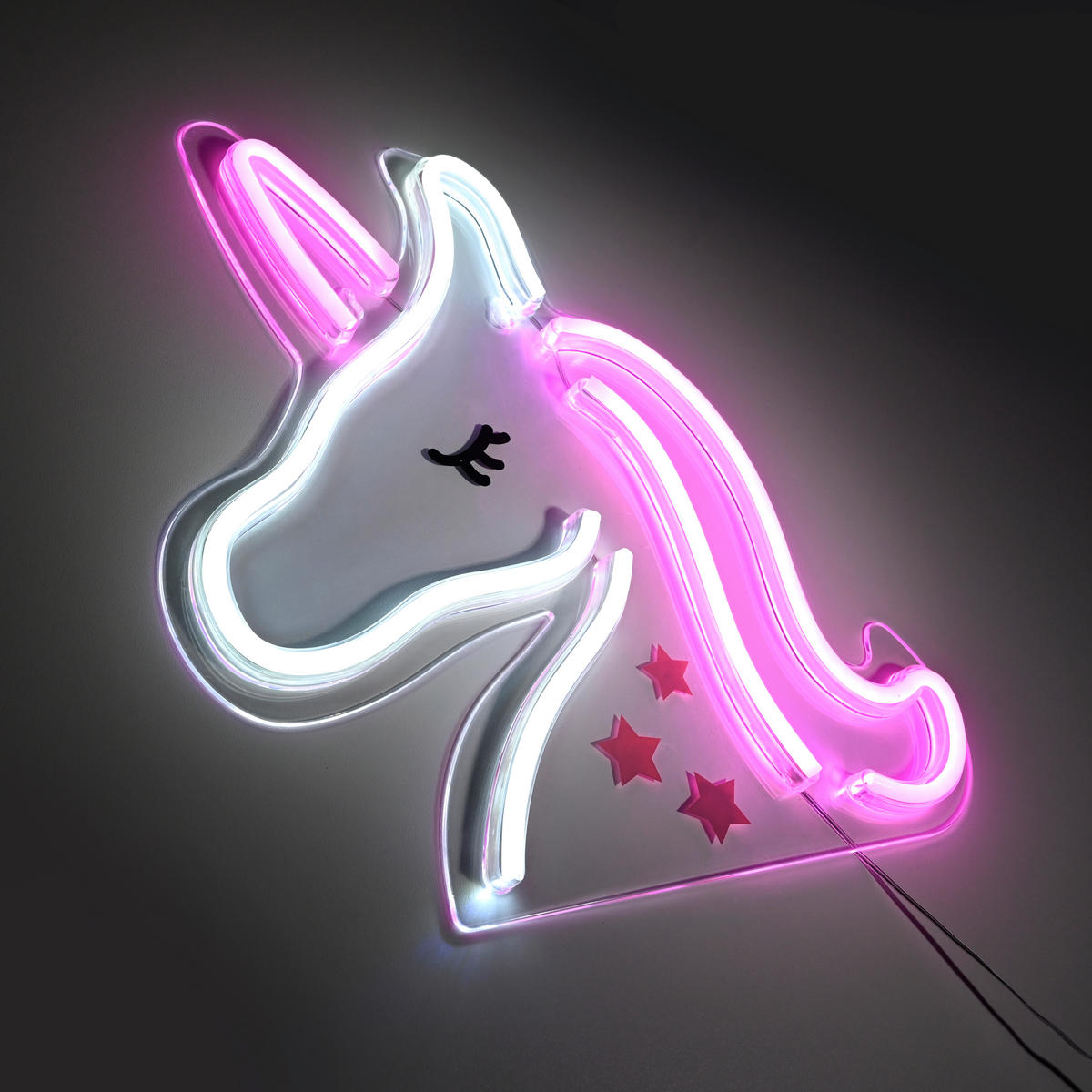 UKRASNA LED LAMPA  - višebojna, Trendi, plastika (33/1,8/33cm)