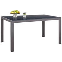 GARTENTISCH 140/90/72 cm Metall, Glas rechteckig  - Anthrazit, Design, Glas/Metall (140/90/72cm) - Xora