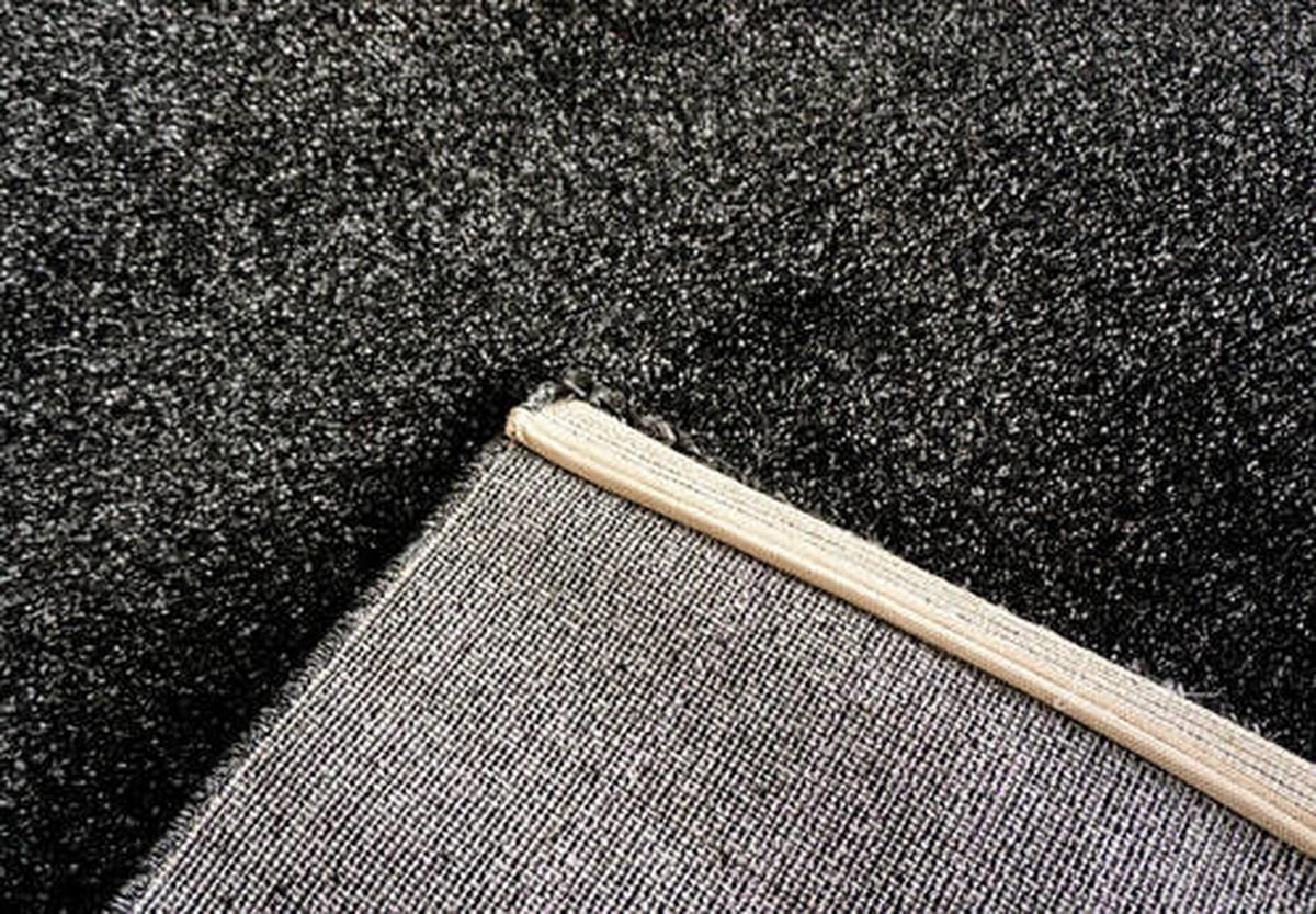 HOCHFLORTEPPICH 80/150 cm Anthrazit  - Anthrazit, KONVENTIONELL, Textil (80/150cm) - Novel