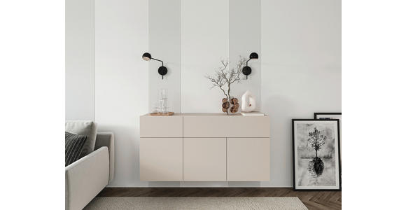 SIDEBOARD Newniq  in 150/75/42 cm  - Kaschmir, Design, Holzwerkstoff (150/75/42cm) - Hom`in