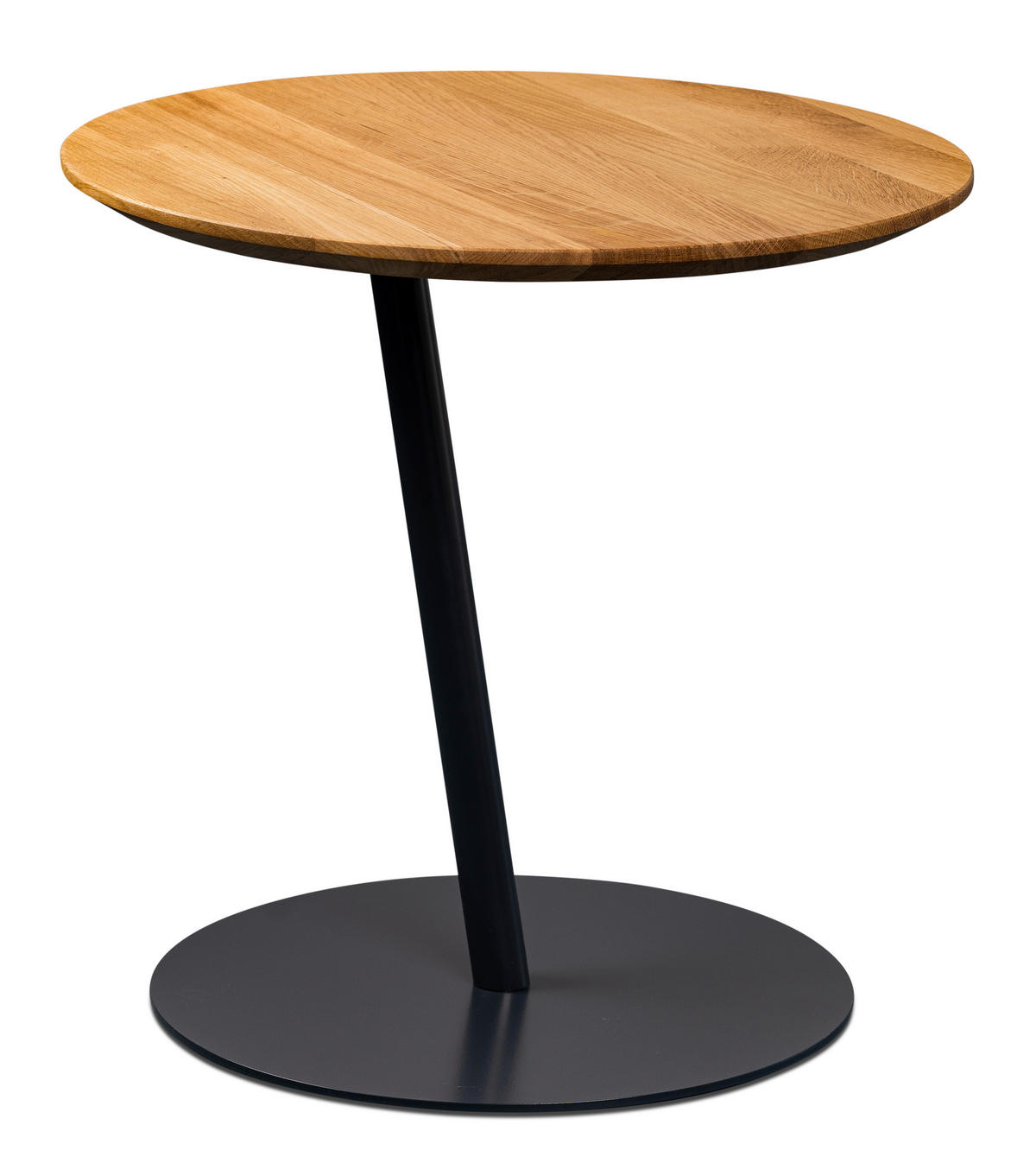 BEISTELLTISCH in Holz, Metall 50/50/49 cm  - Wildeiche/Anthrazit, Design, Holz/Metall (50/50/49cm) - Xora