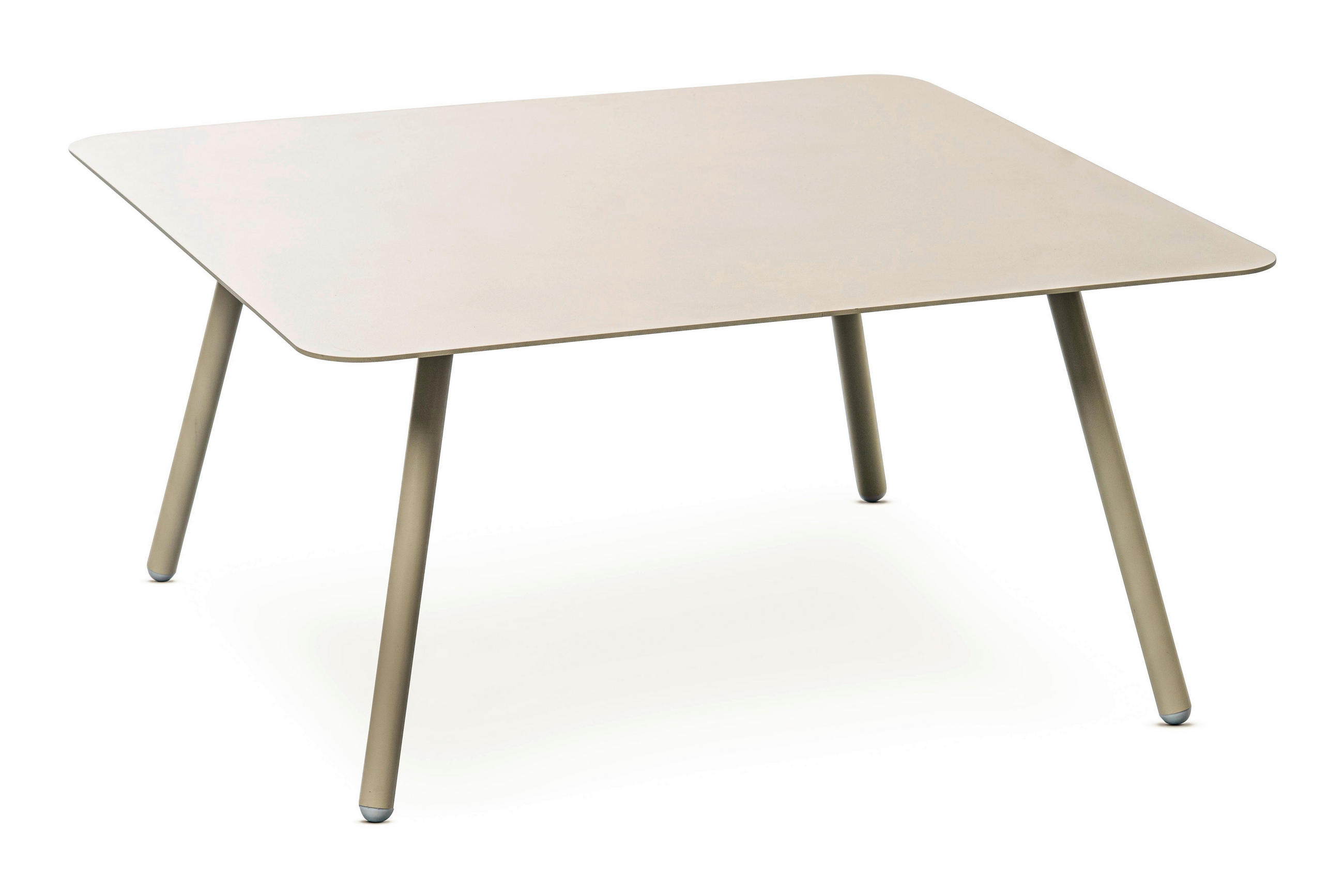 BEISTELLTISCH 75/75/35 cm Creme rechteckig - Creme, Design, Metall (75/75/35cm) - Xora