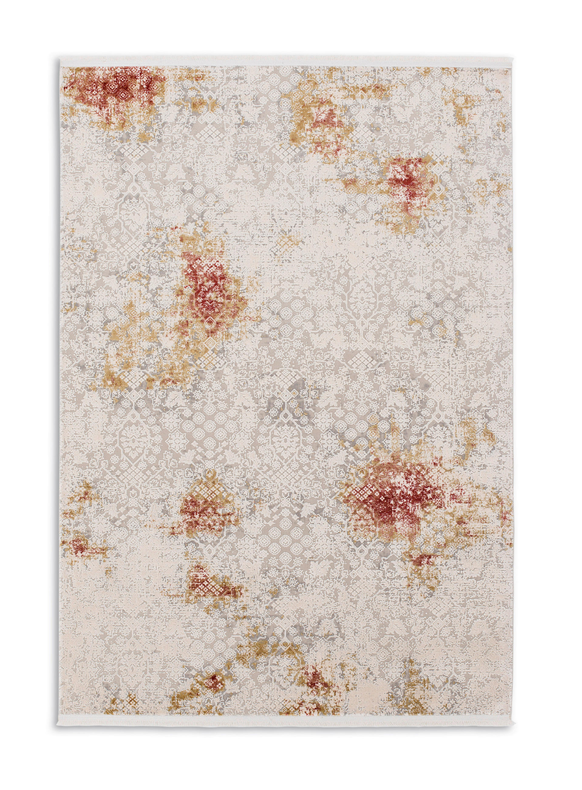 WEBTEPPICH 160/230 cm Gravina Rot, Beige  - Beige/Rot, Design, Textil (160/230cm) - Novel