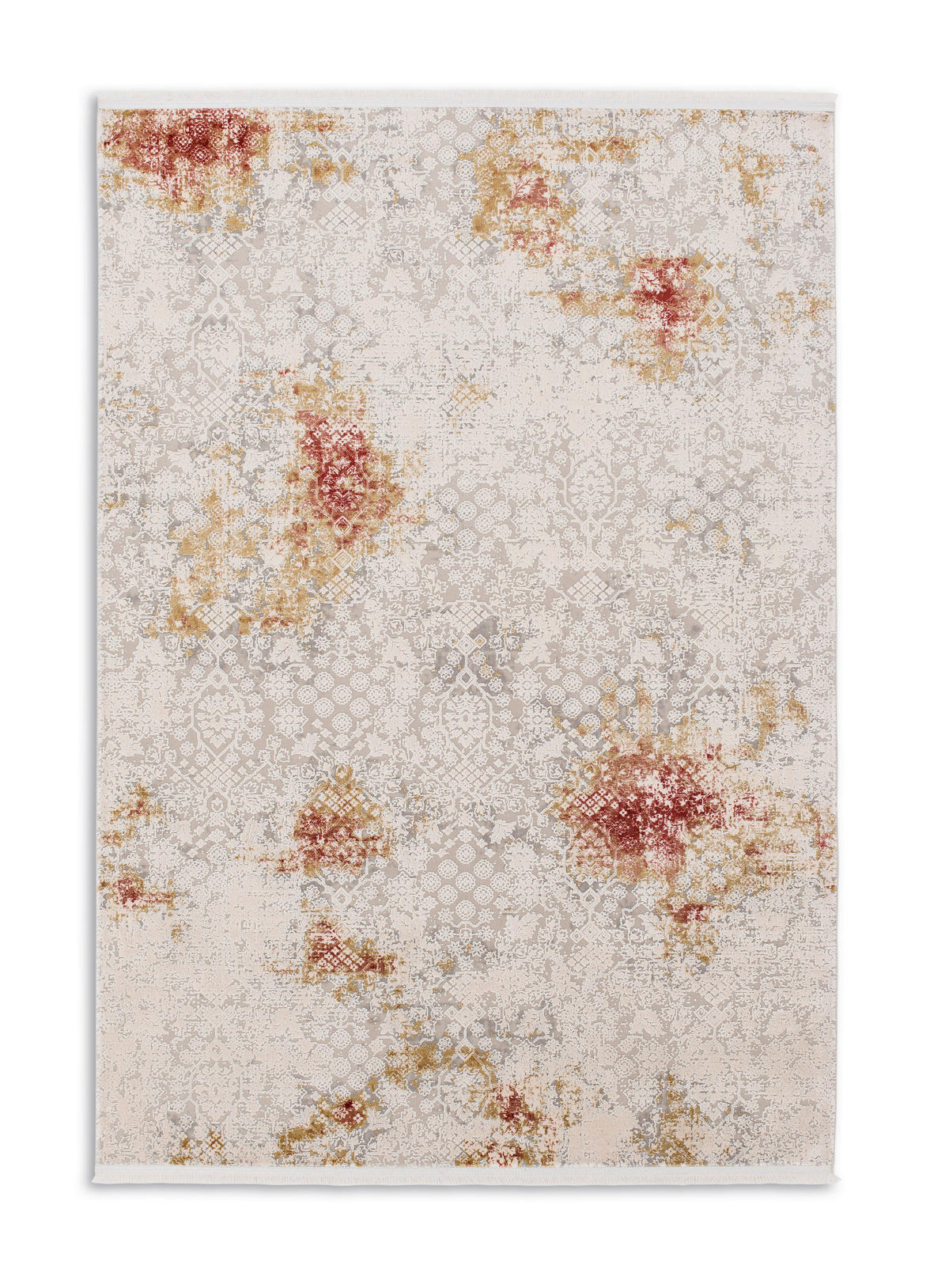 WEBTEPPICH 80/150 cm Gravina Beige, Rot  - Beige/Rot, Design, Textil (80/150cm) - Novel