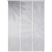 FLÄCHENVORHANG  3 Stück  halbtransparent  60/245 cm   - Silberfarben, Basics, Textil (60/245cm) - Novel