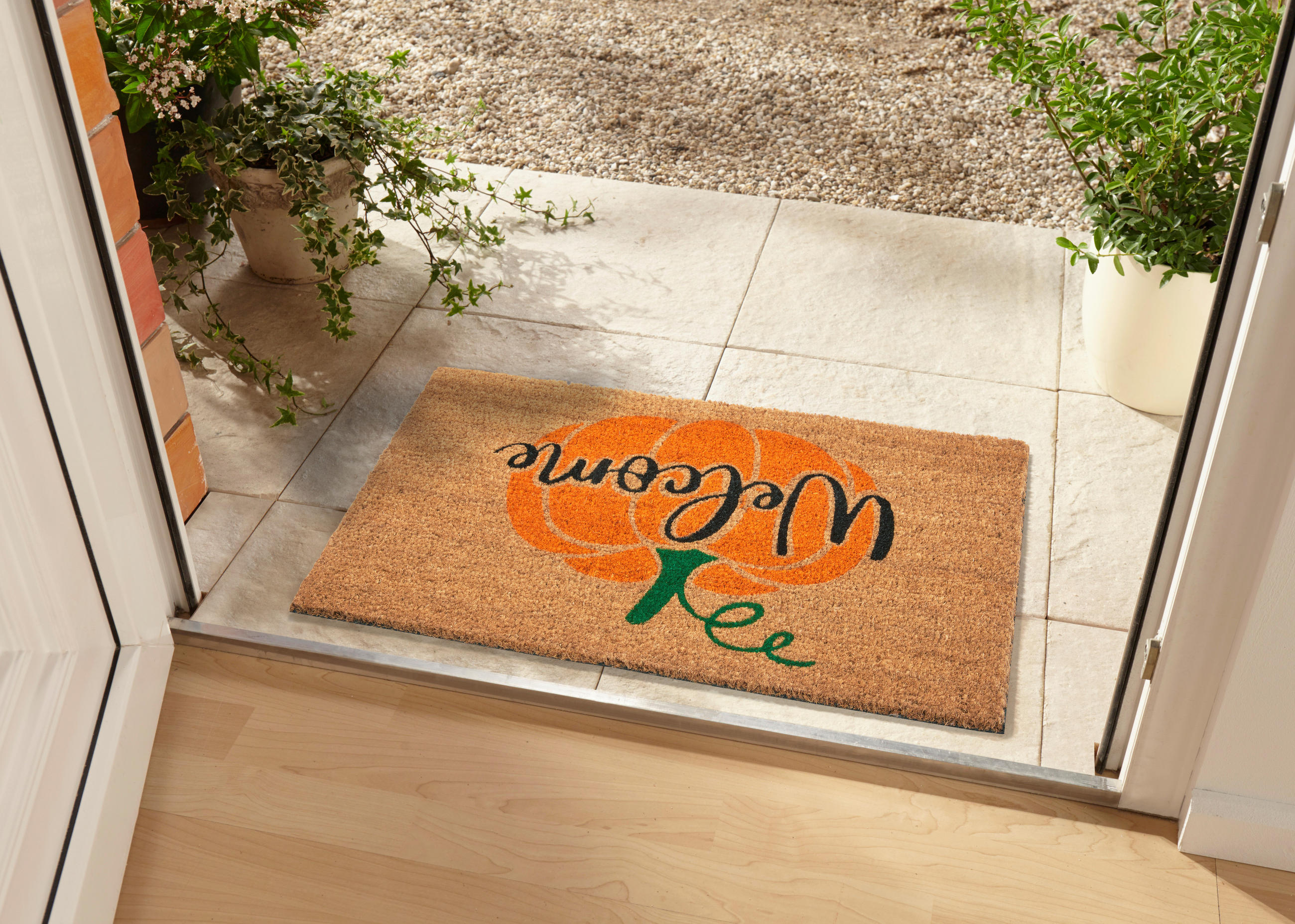 KOKOSMATTE 45/75 cm Mix Mats  - Hellbraun/Orange, Basics, Naturmaterialien/Kunststoff (45/75cm) - Hanse Home