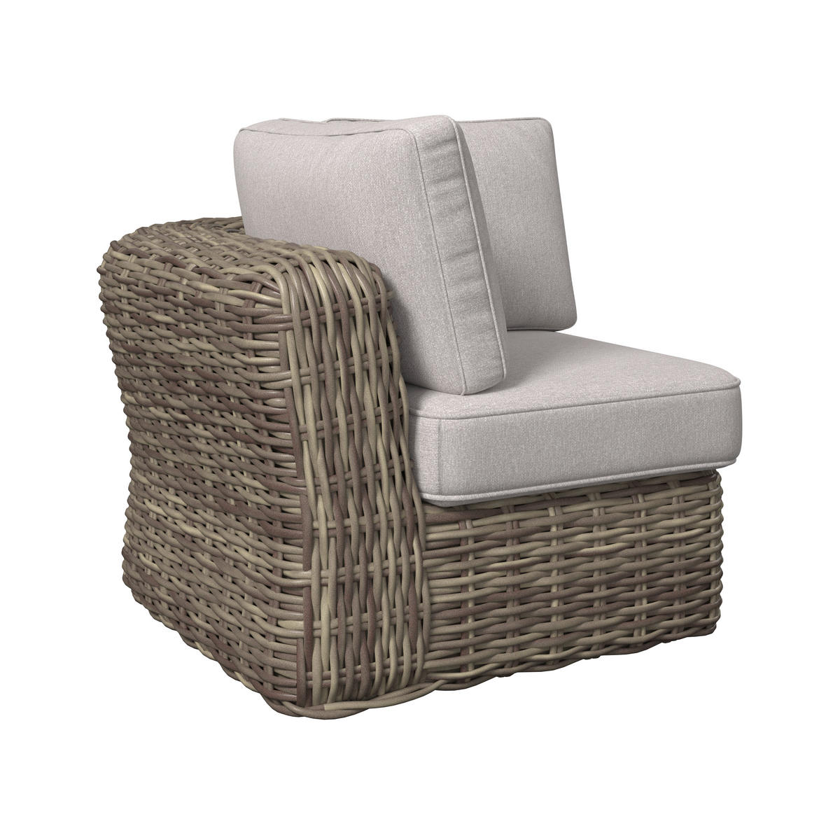 LOUNGEGARNITUR   266/73/266 cm Akazie Aluminium  - Naturfarben, Natur, Holz/Kunststoff (266/73/266cm) - Ambia Garden