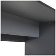 GAMINGTISCH Dunkelgrau  - Dunkelgrau, MODERN, Holzwerkstoff (180/80/75cm) - Novel
