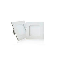 LED PANEL - bela, Osnovno, metal/plastika (8/8cm)