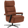 FERNSEHSESSEL  mit Relaxfunktion Echtleder Cognac  - Cognac/Schwarz, Design, Leder/Metall (74/111/85cm) - Schöner Wohnen