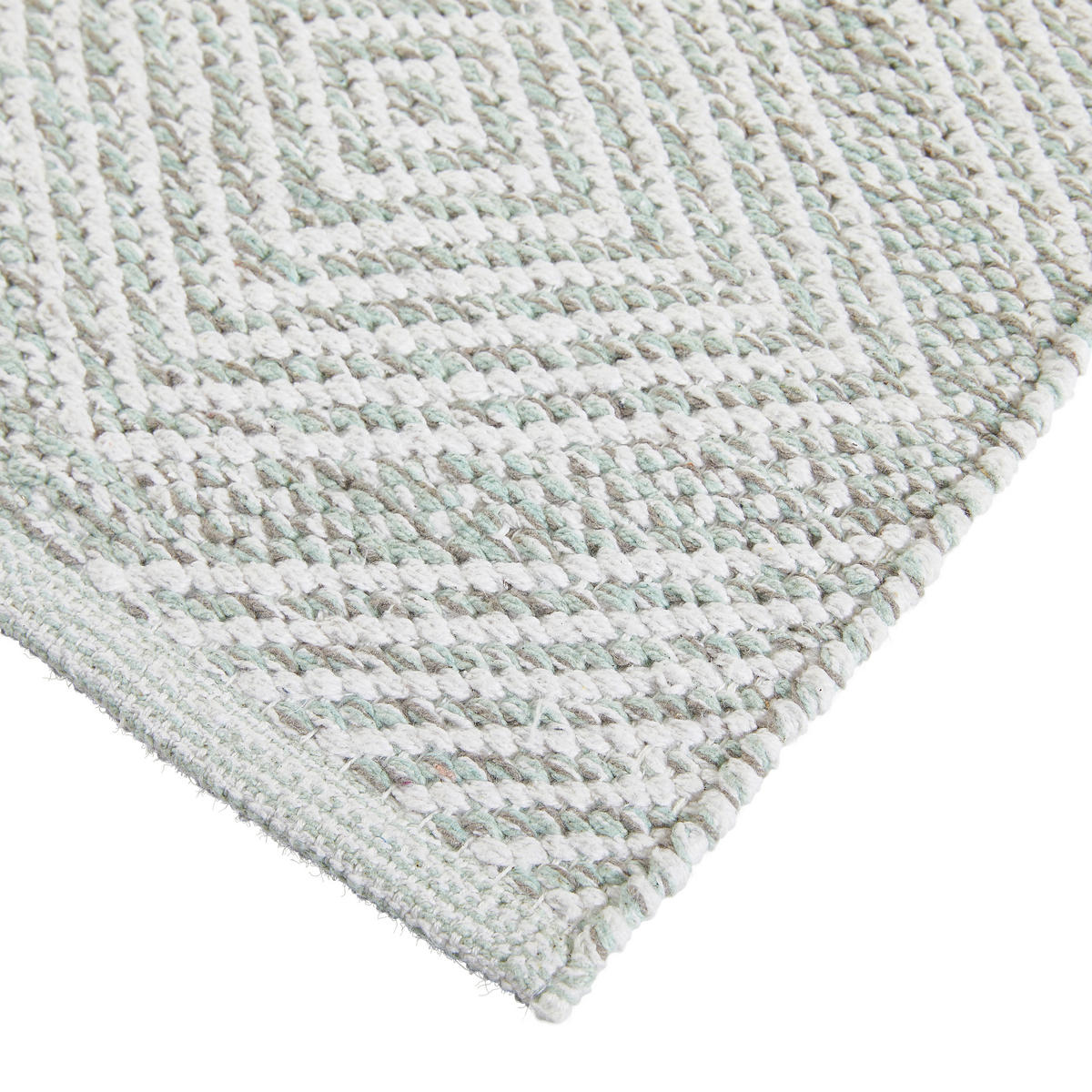 PATCHWORK TEPIH 60/120 cm   zelena  Diamant LT.Green  - zelena, Design, tekstil (60/120cm) - Boxxx