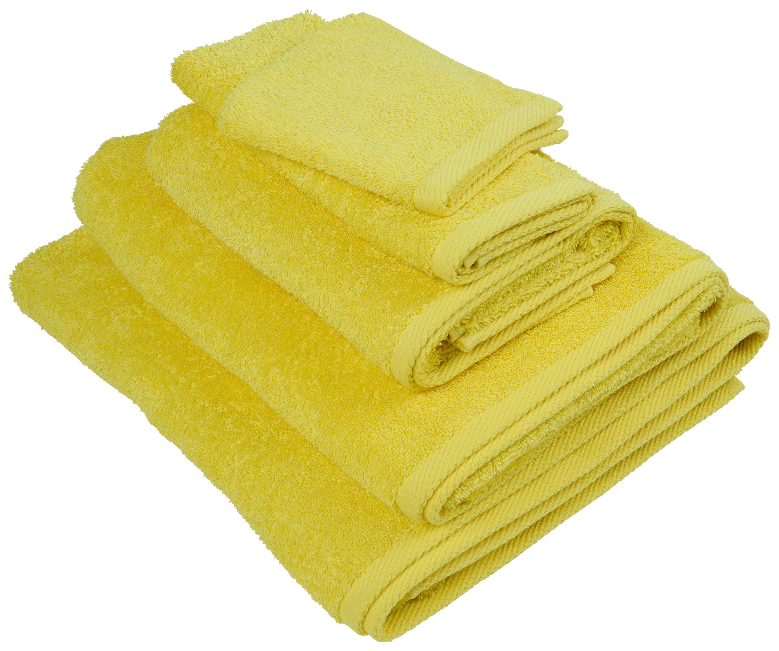 GÄSTETUCH Palma Gelb 30/50 cm  - Gelb, Basics, Textil (30/50cm) - Esposa