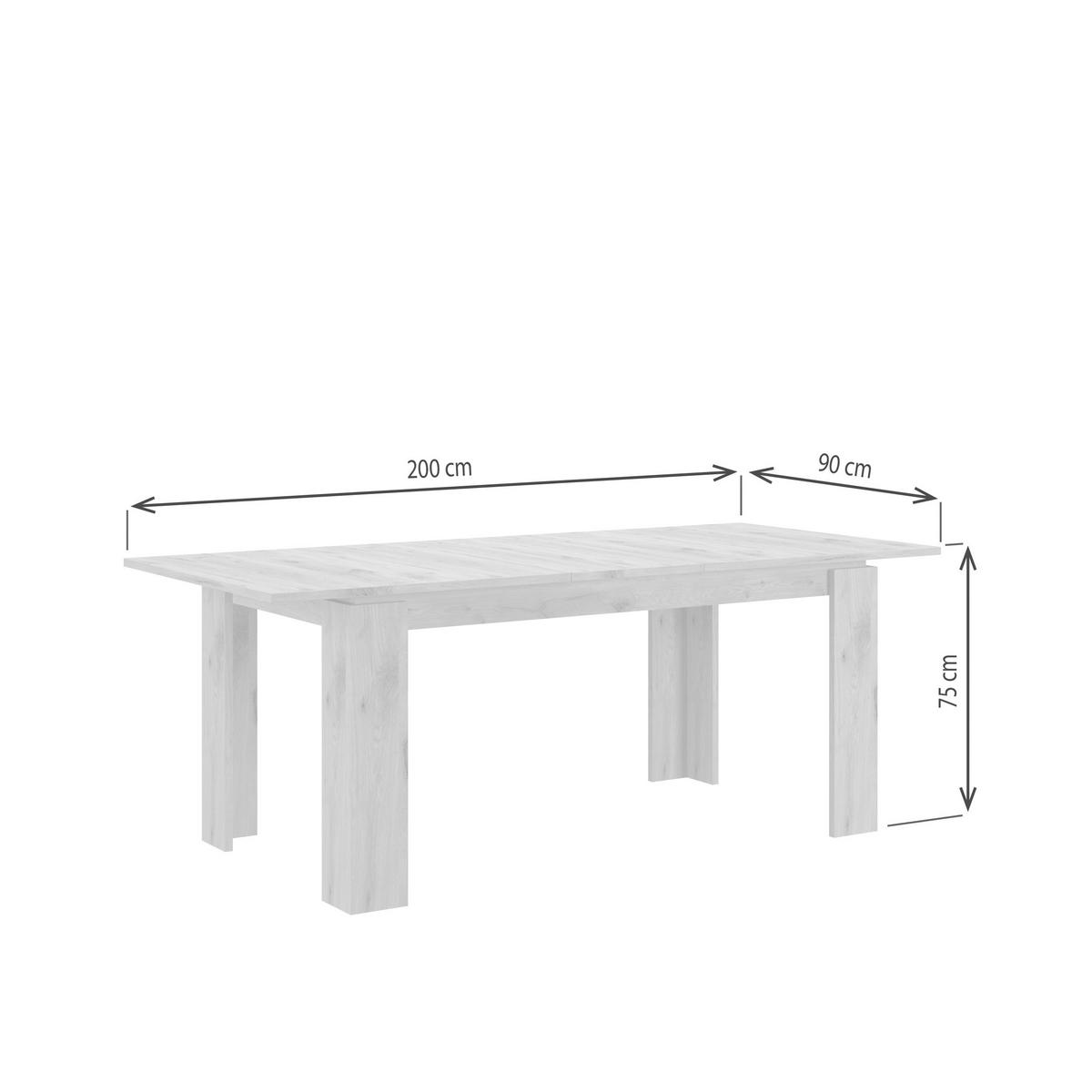 ESSTISCH rechteckig  ausziehbar  - Design, Holzwerkstoff (160/90/76cm) - MID.YOU