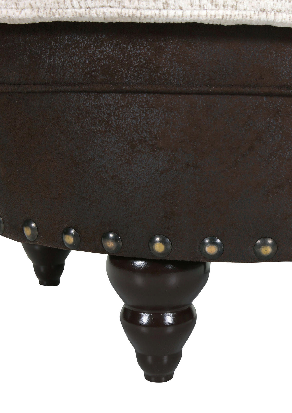 TABURE tekstil  smeđa        - sivo-smeđa/smeđa, Romantično / ladanjski, tekstil/drvo (75/50cm) - Landscape