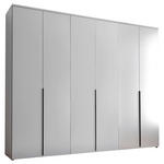 DREHTÜRENSCHRANK  in Weiß  - Schwarz/Weiß, MODERN, Holzwerkstoff/Kunststoff (270/225/52cm) - Carryhome