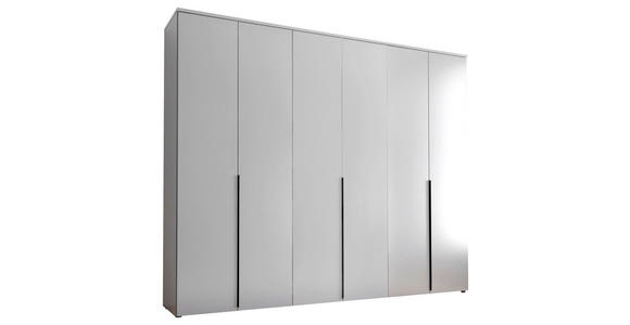 DREHTÜRENSCHRANK in Weiß - Schwarz/Weiß, MODERN, Holzwerkstoff/Kunststoff (270/225/52cm) - Carryhome
