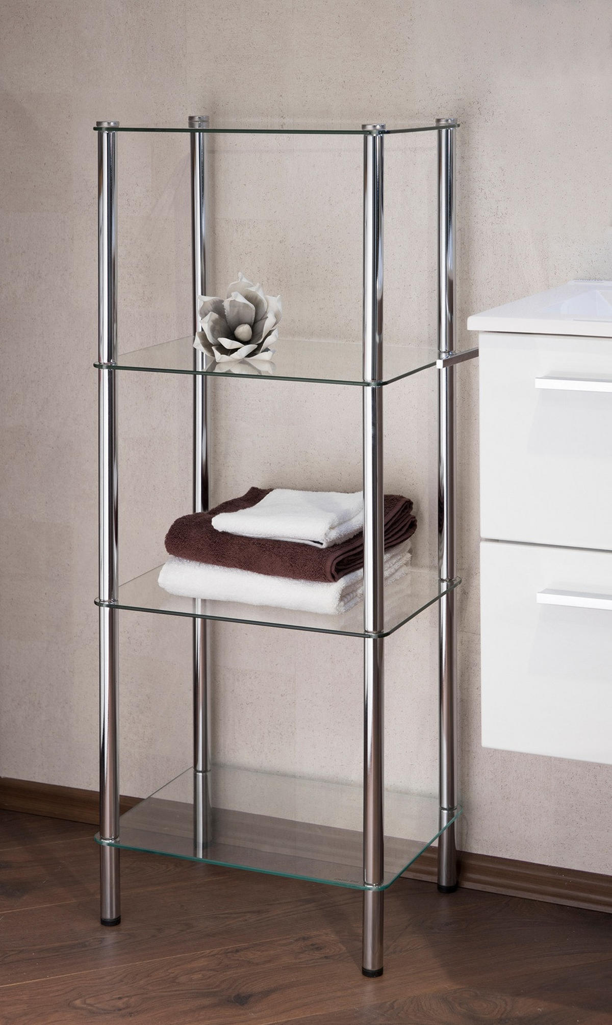 REGAL Chromfarben  - Chromfarben, Design, Glas/Metall (40/104/30cm)