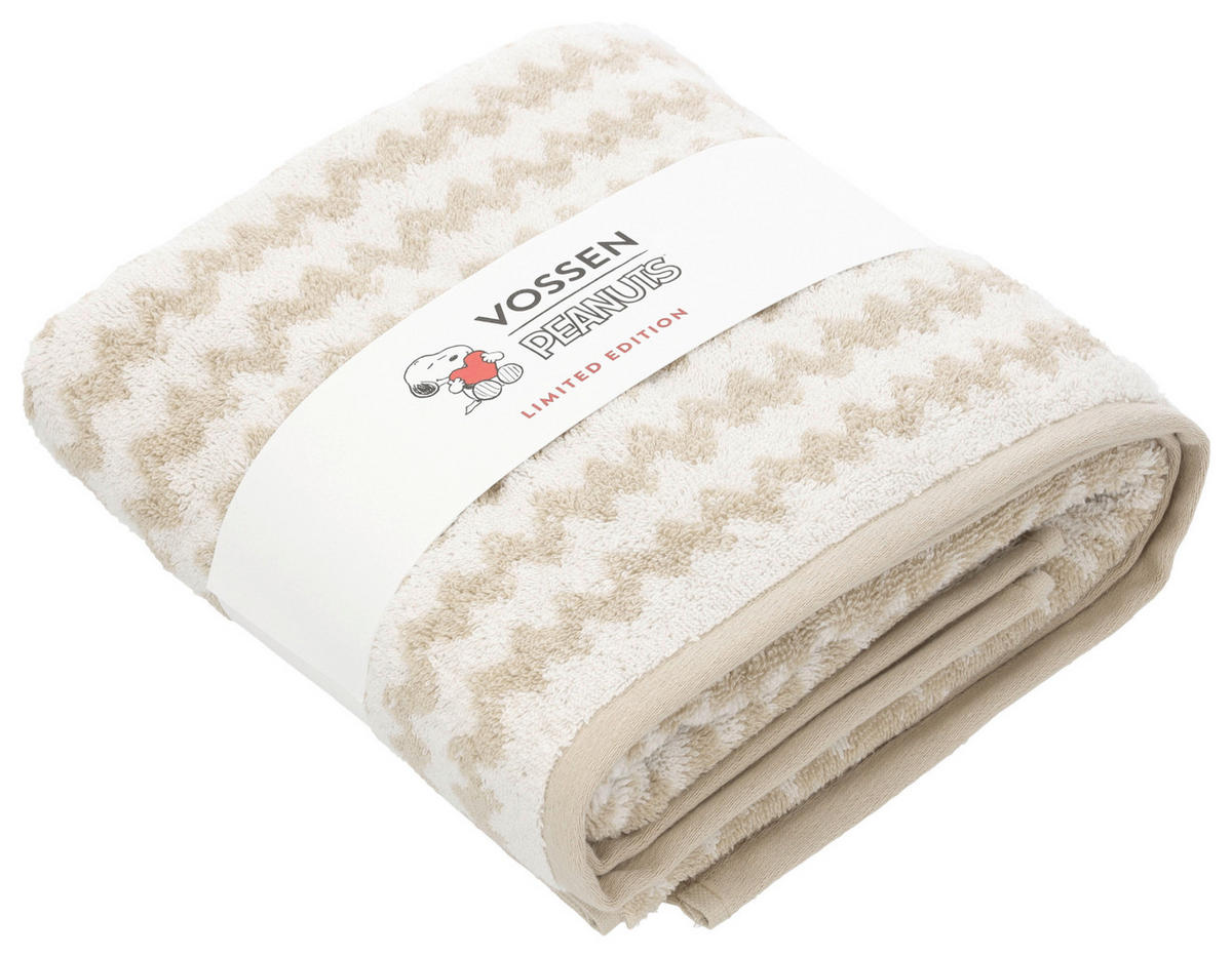 DUSCHTUCH Charlie Brown 67/140 cm  - Beige, Basics, Textil (67/140cm) - Vossen