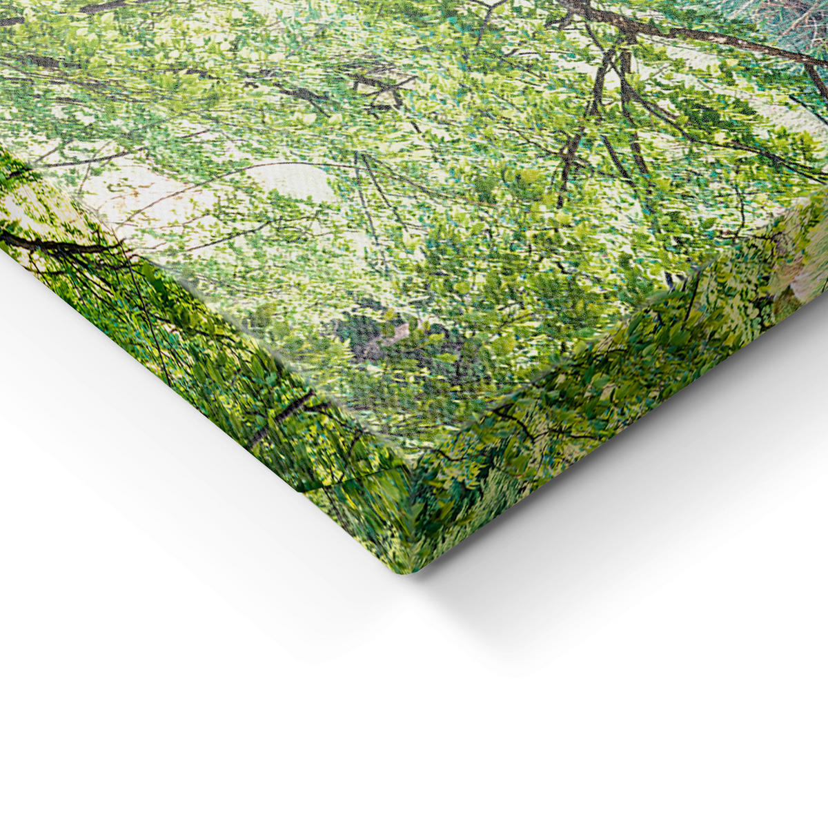 LEINWANDBILD Landschaft & Natur 85/113 cm  - Multicolor/Grün, Basics, Holz/Textil (85/113cm)