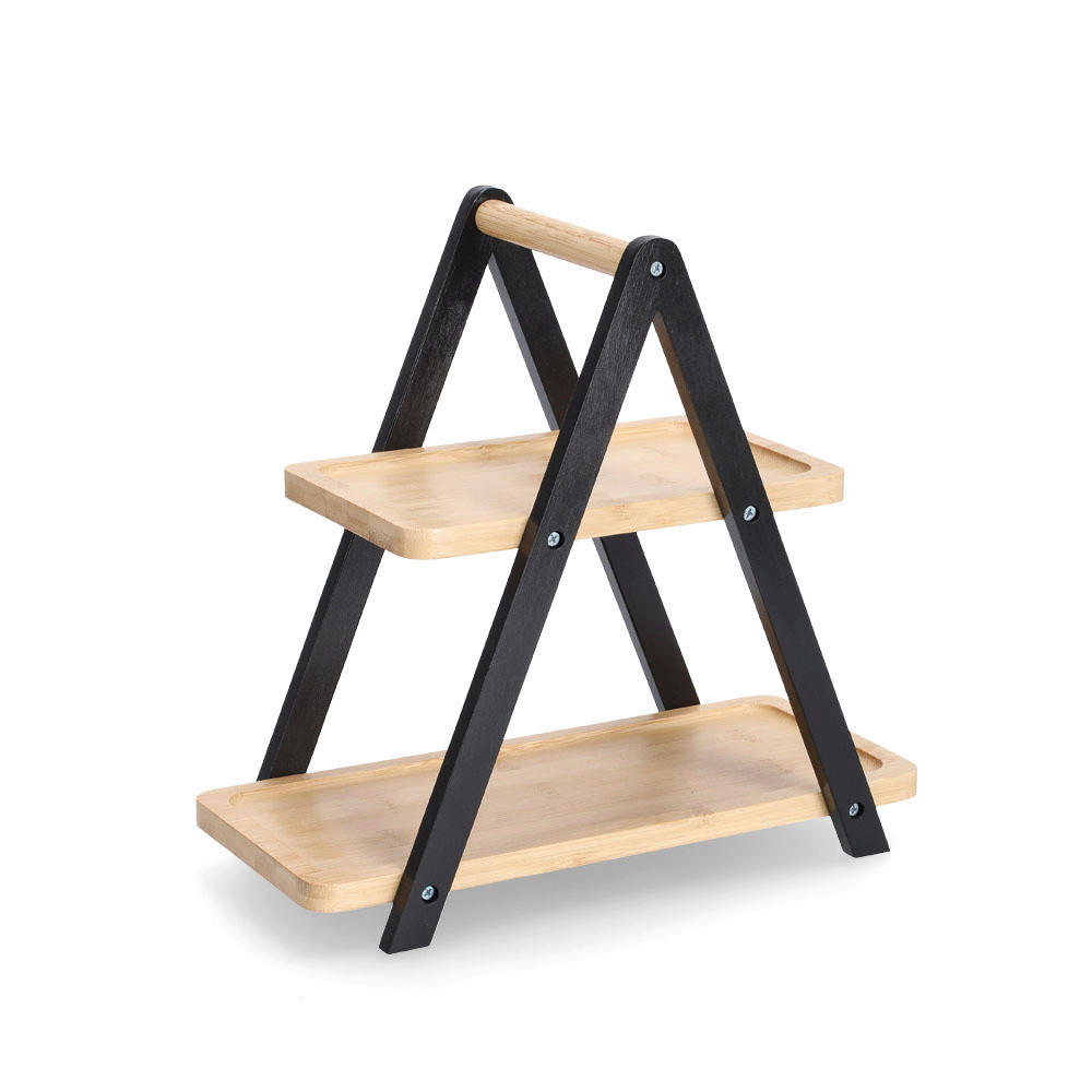 ETAGERE  - Schwarz, Basics, Holz (34/17,2/32cm) - Zeller Present