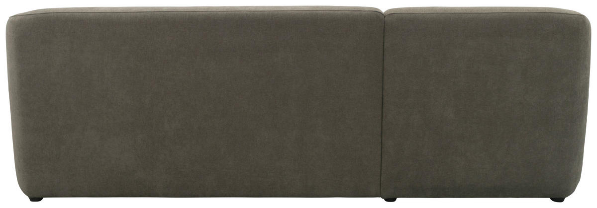 ECKSCHLAFSOFA  100 033 Taupe Webstoff  - Taupe, MODERN, Kunststoff/Textil (148-204/230cm) - Livetastic