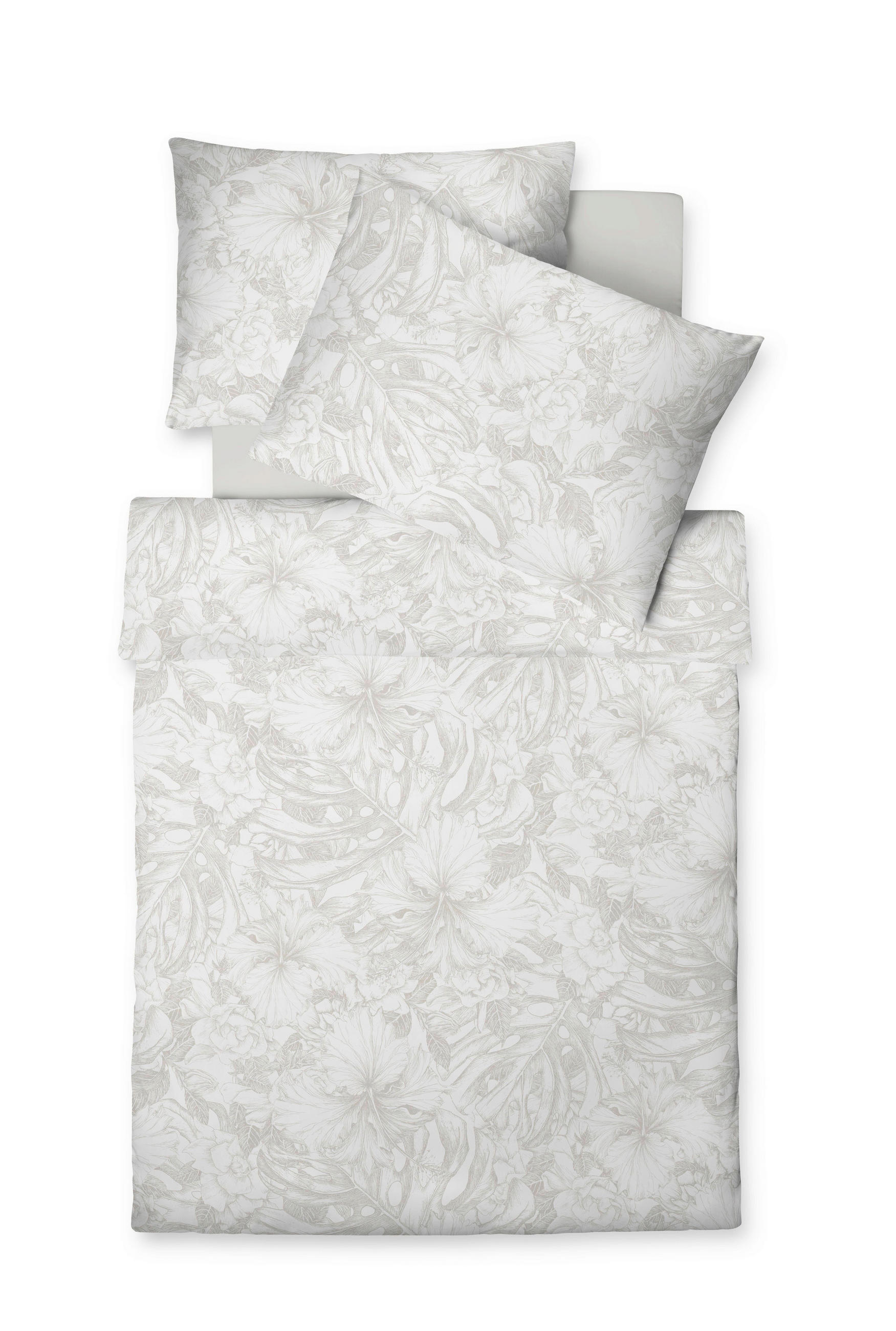 BETTWÄSCHE 140/200 cm  - Weiß, Basics, Textil (140/200cm) - Fleuresse