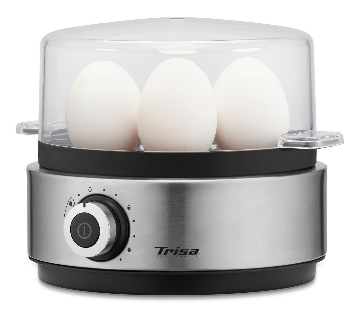 EIERKOCHER - Edelstahlfarben, Basics, Metall (15/18,8/20,3cm) - Trisa Electronics