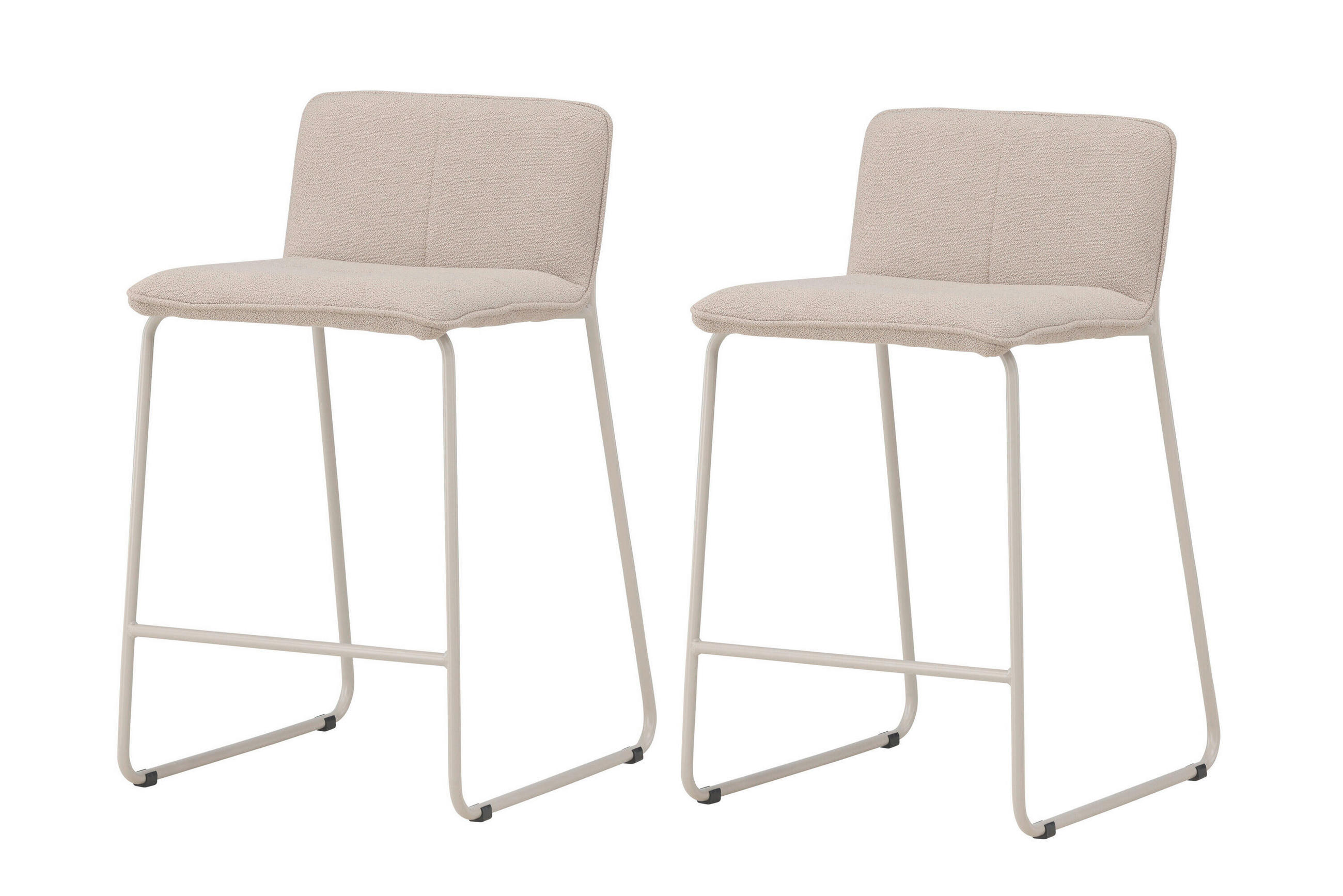 BARPALL SET i beige  - beige, Modern, metall/textil (44,7/85/50cm) - Livetastic