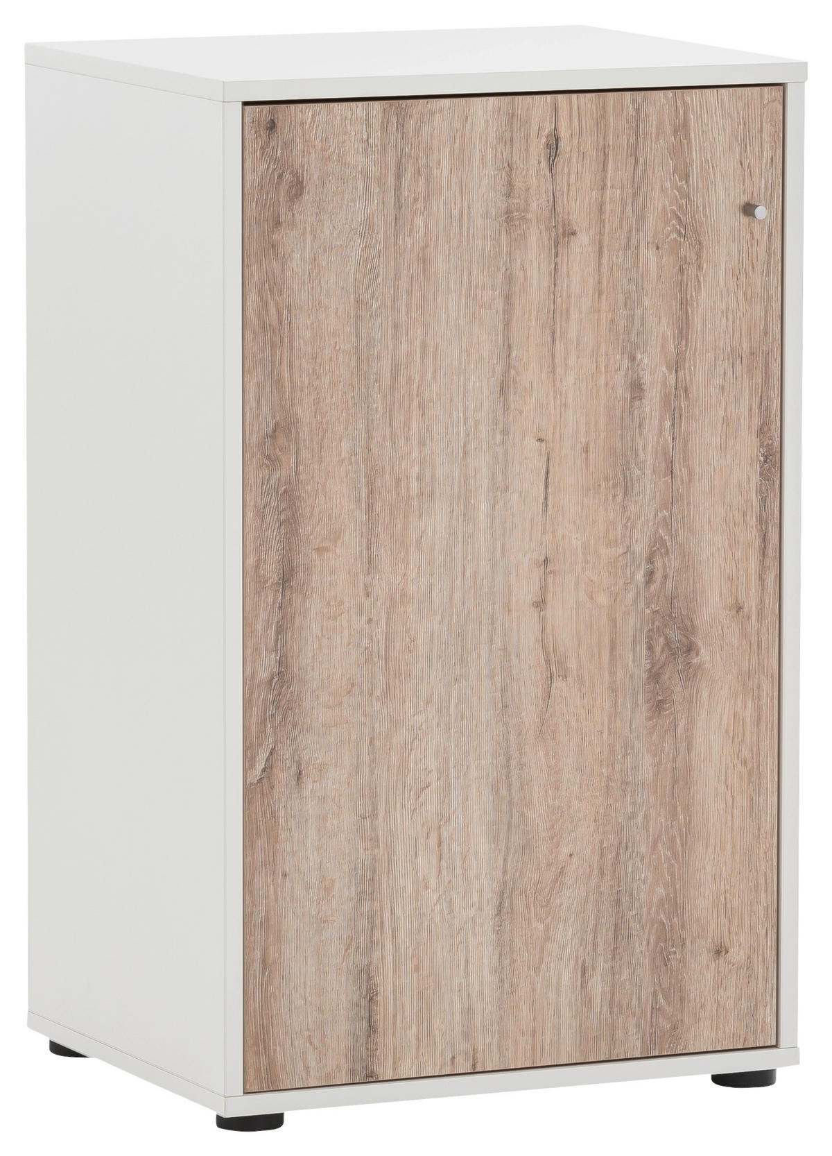 AKTENSCHRANK 50,9/83,6/41 cm  - Wildeiche/Weiß, MODERN, Holzwerkstoff (50,9/83,6/41cm) - MID.YOU