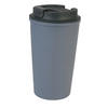 COFFEE-TO-GO-MUGG 0.4 l  - blå, Basics, plast/naturmaterial (9/16,3cm) - Homeware Profession.