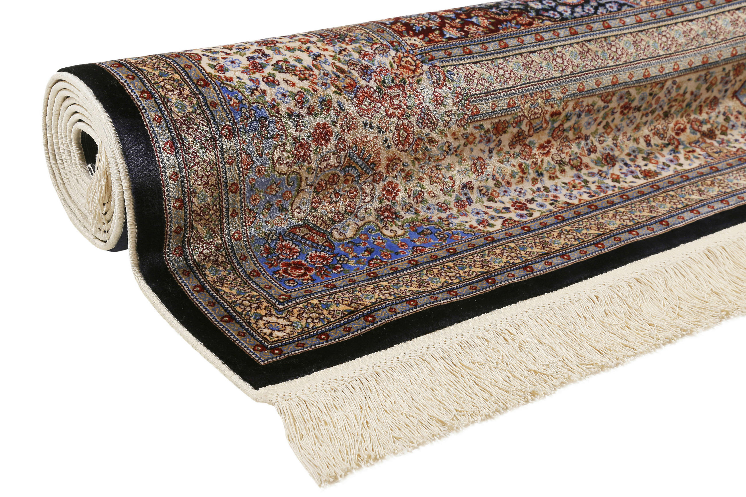 Thumbnail - Wecon Home Webteppich Täbriz, Blau, Braun, Beige, Textil, orientalisch, rechteckig, 250x340 cm, Textiles Vertrauen - Oek...