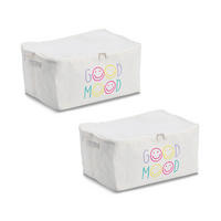 AUFBEWAHRUNGSBOX Good Mood  - Creme, Basics, Textil (39/29/18cm) - Zeller Present