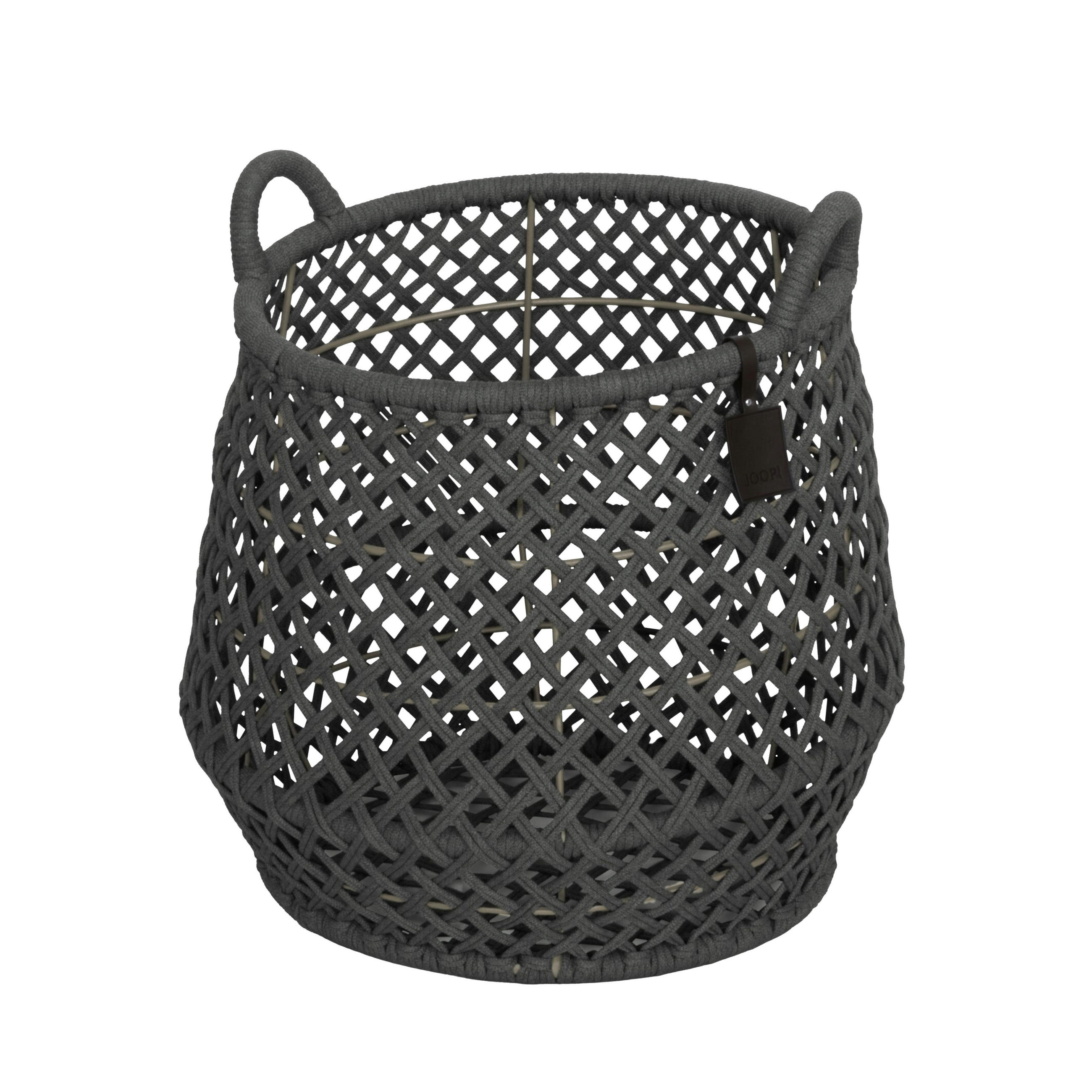 DEKOKORB  - Creme/Graphitfarben, Basics, Textil/Metall (46-54,5/55/46-54,5cm) - Joop!
