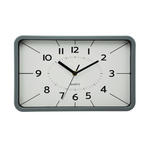 WANDUHR Grau  - Grau, Basics, Glas/Kunststoff (32,5/20,5cm) - Ambia Home