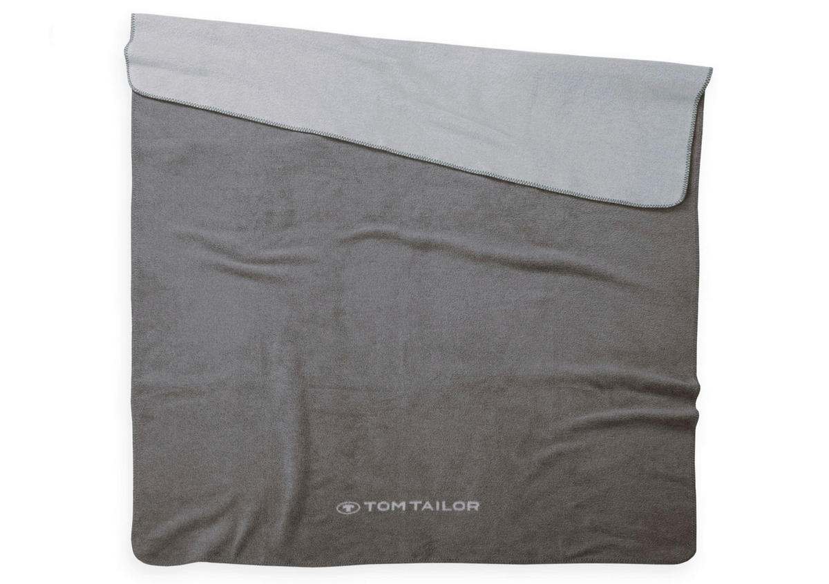 DECKE 150/200 cm  - Grau, Basics, Textil (150/200cm) - Tom Tailor