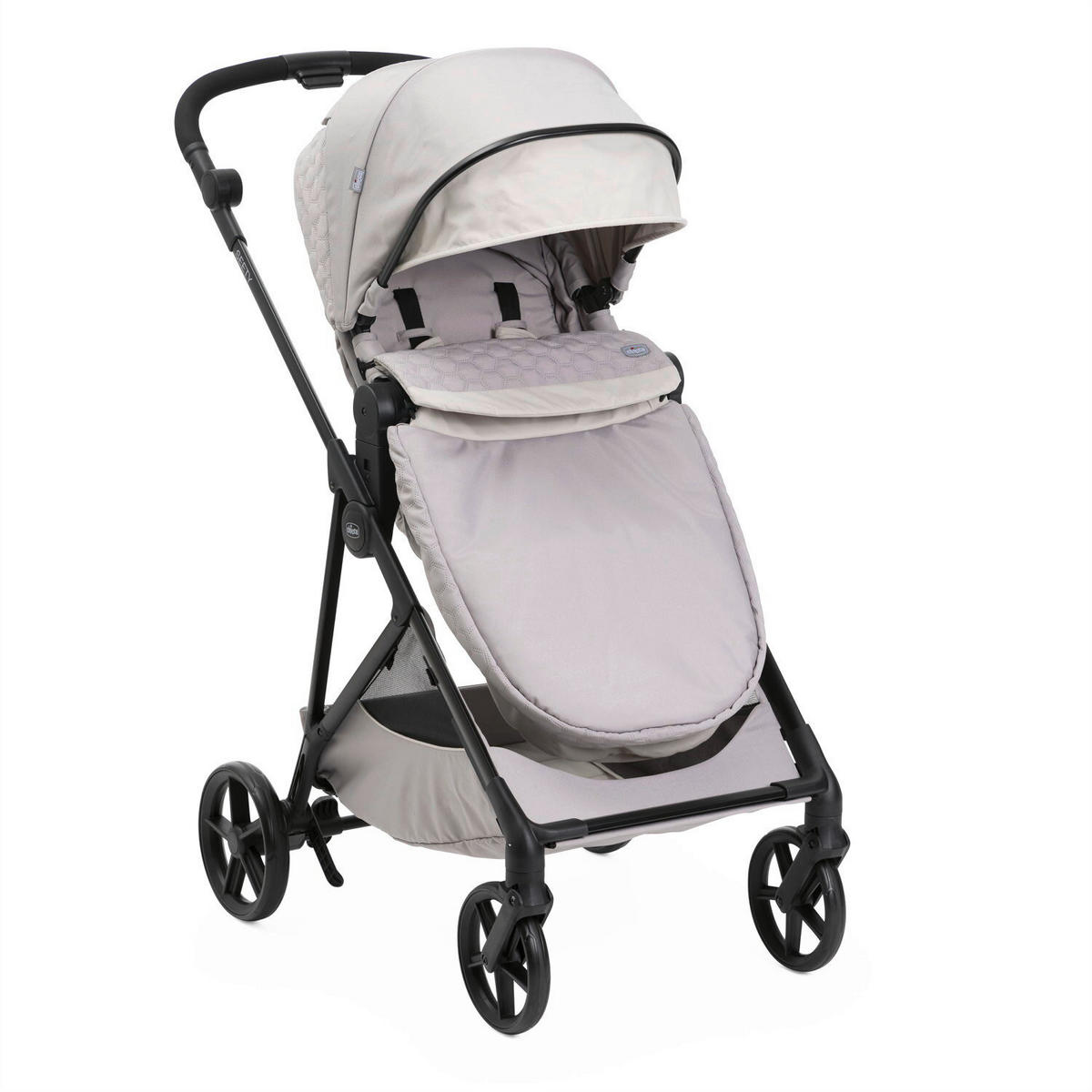 BUGGY SEETY  - Beige/Schwarz, Basics, Textil/Metall (55/73/99-110cm) - Chicco