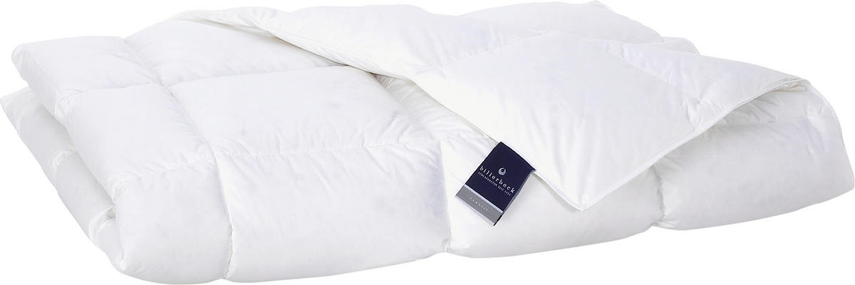 CELOROČNÁ PRIKRÝVKA, 135/200 cm,  - biela, Natur, textil (135/200cm) - Billerbeck