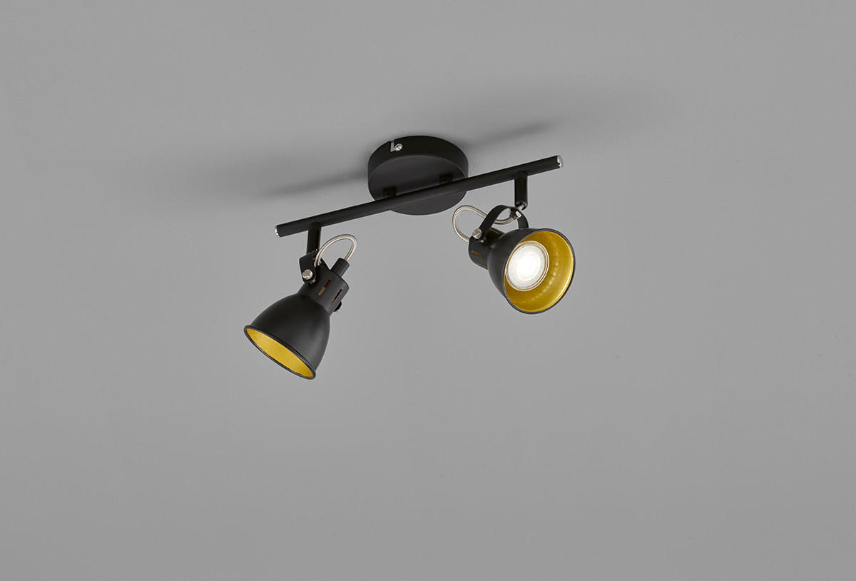 LED-REFLEKTOR  Bobby /320 lm/3000 K// - zlate barve/črna, Trend, kovina (30/10/15cm)