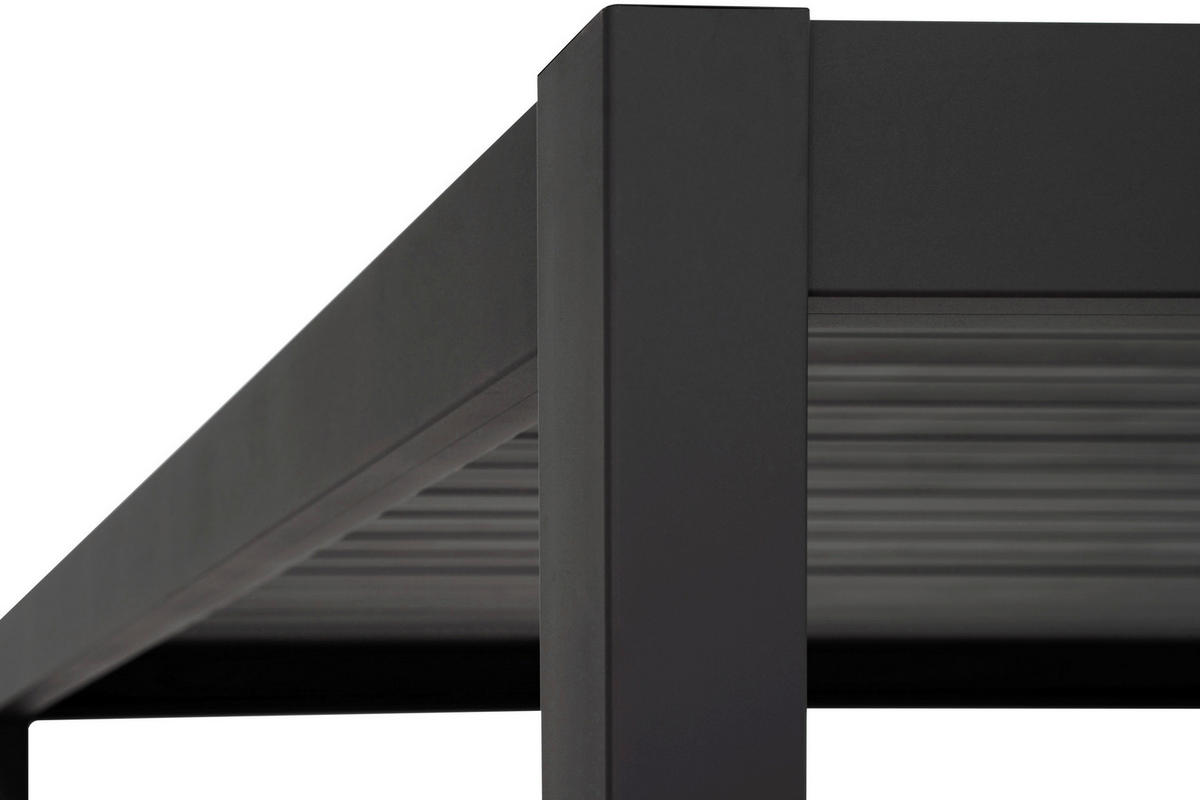 PERGOLA 600/250/300 cm Aluminium  - Anthrazit, MODERN, Metall (600/250/300cm) - Gardenson