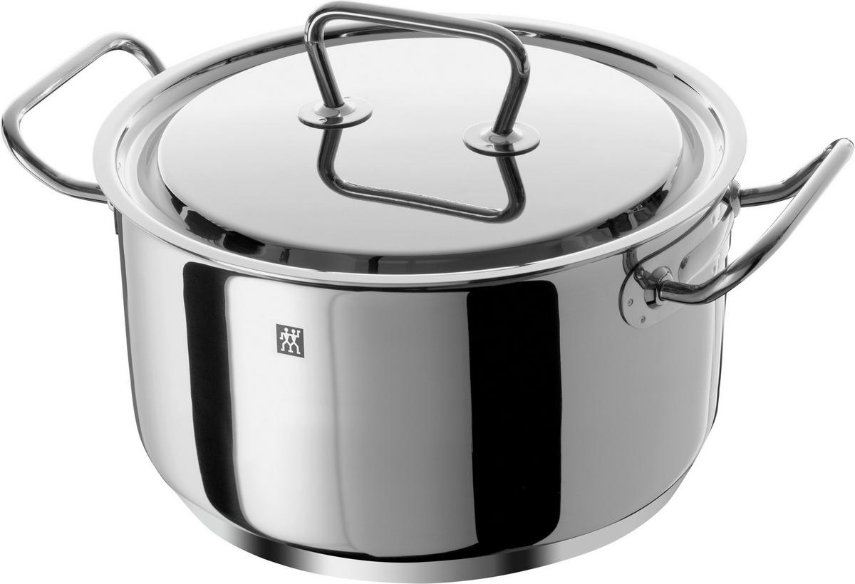 KOCHTOPFSET XXXLutz Exclusiv 10-teilig  - Edelstahlfarben, Basics, Holz/Metall - Zwilling