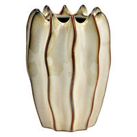 VASE 17 cm  - Beige, Basics, Keramik (12/17/12cm)